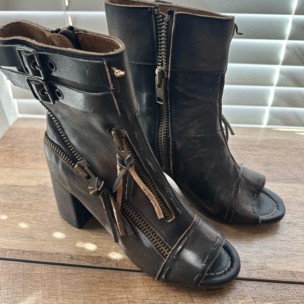 Freebird by Steven Zombi Peep Toe Bootie